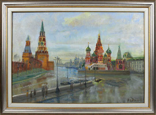 Федотов Виктор Валентинович. Кремль. Дождливый день
